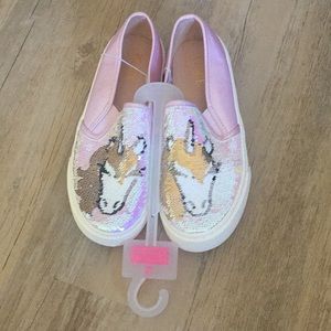 NWT Children's Place Flip Sequins Shoes 🦄